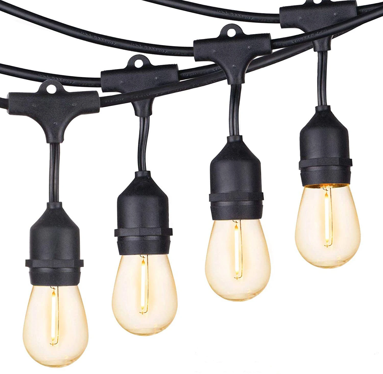 Outdoor Solar String Lights, S14 Waterproof Patio Lights 1