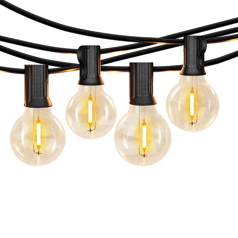 Outdoor String Lights 25 FT G40 LED Patio Hanging Light Waterproof 1
