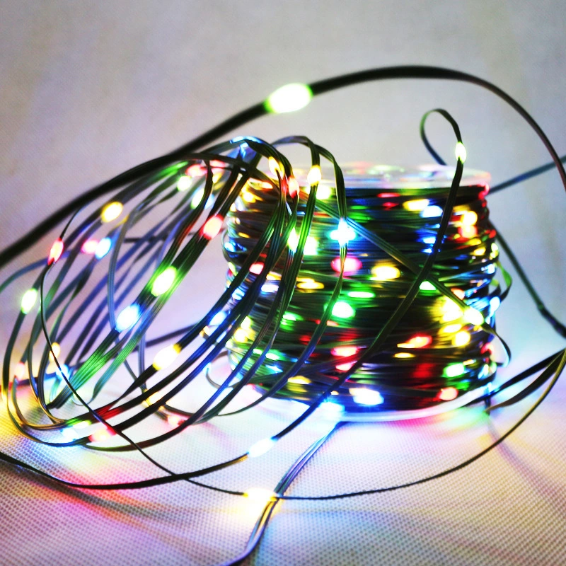 Extra Long 328 FT Fairy String Lights, 1000 LED Outdoor Green Wire Christmas Lights, Plug in Mini Light 8 Modes & Waterproof for Outside Xmas Tree Holiday Wedding Party Decor 1