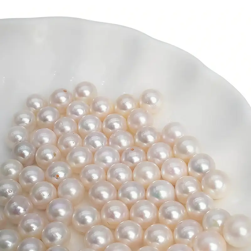 Perlas naturales Akoya de agua salada de 8,5–9 mm para la fabricación de joyas. 1