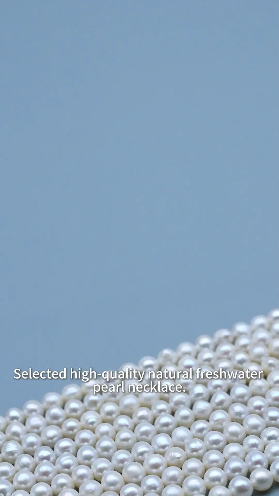 Hilo de perlas de agua dulce redondas blancas de 4-5 mm (3A) para la fabricación de joyas. 1