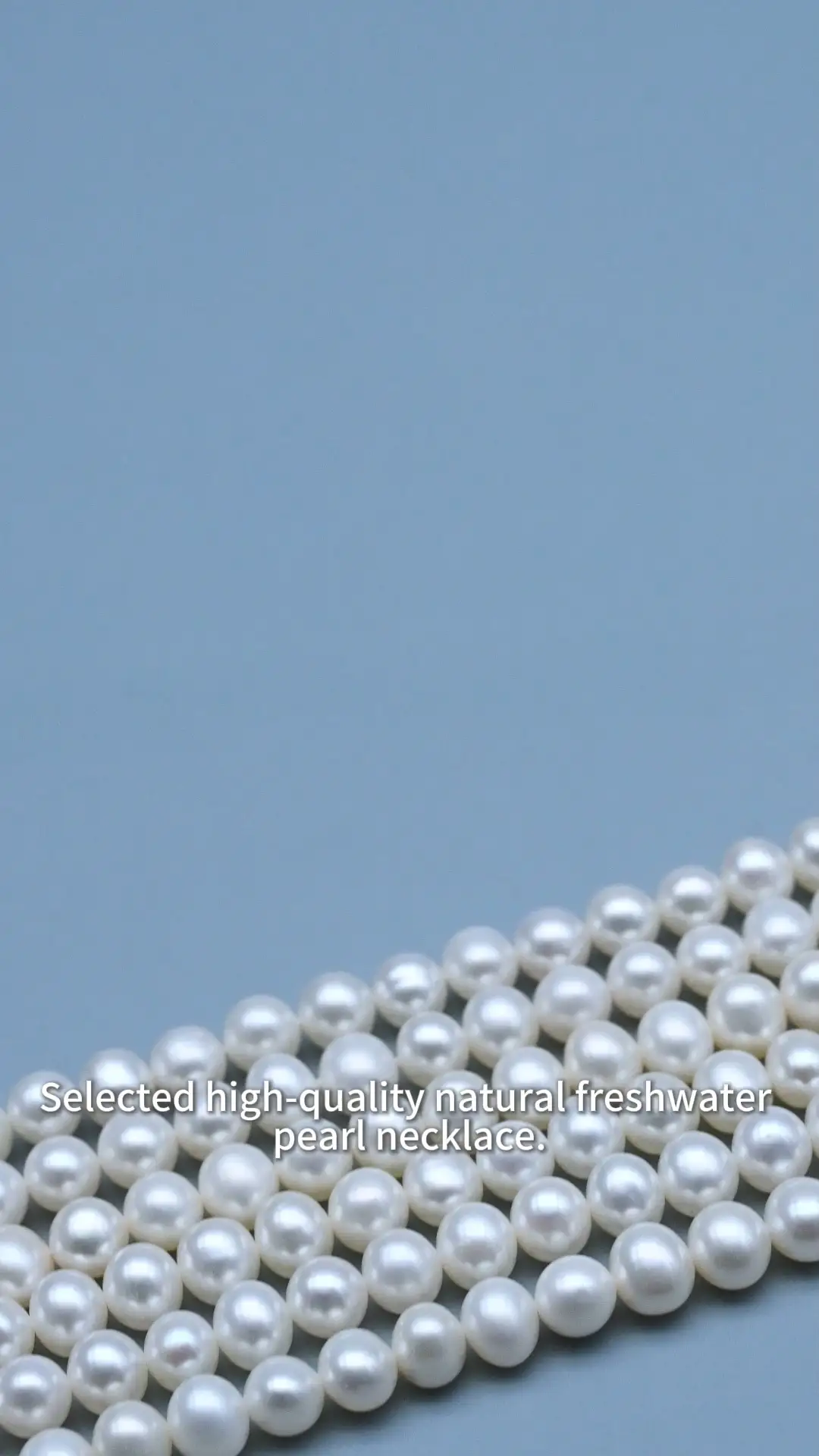 Hilo de perlas de agua dulce redondas blancas de 6-7 mm (3A) para la fabricación de joyas. 1