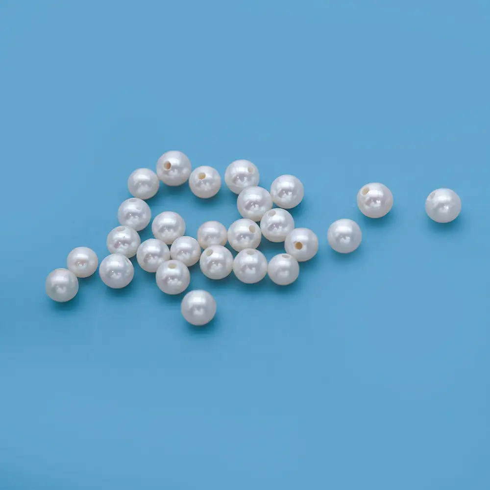 Perlas sueltas de agua dulce de grado 5A, de 4-5 mm, para la fabricación de joyas. 1