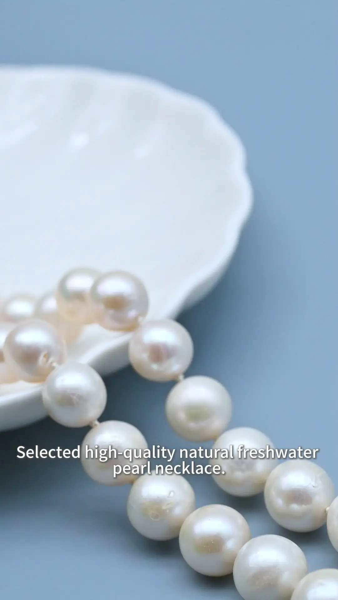 Hilo de perlas redondas naturales de agua dulce, blancas, AAA, de 12-15 mm para la fabricación de joyas. 1