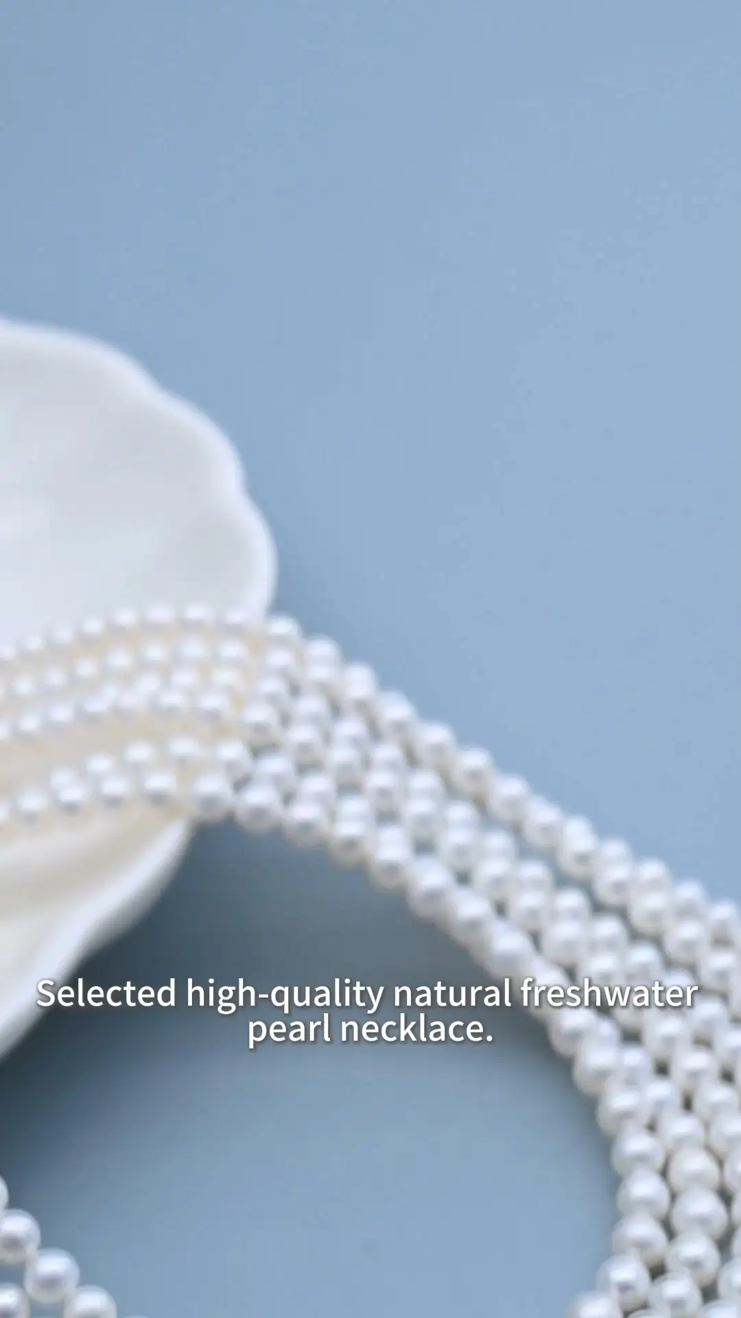 Hilo de perlas naturales de agua dulce blancas con forma de patata, de 5-6 mm y calidad 5A, para la fabricación de joyas. 1