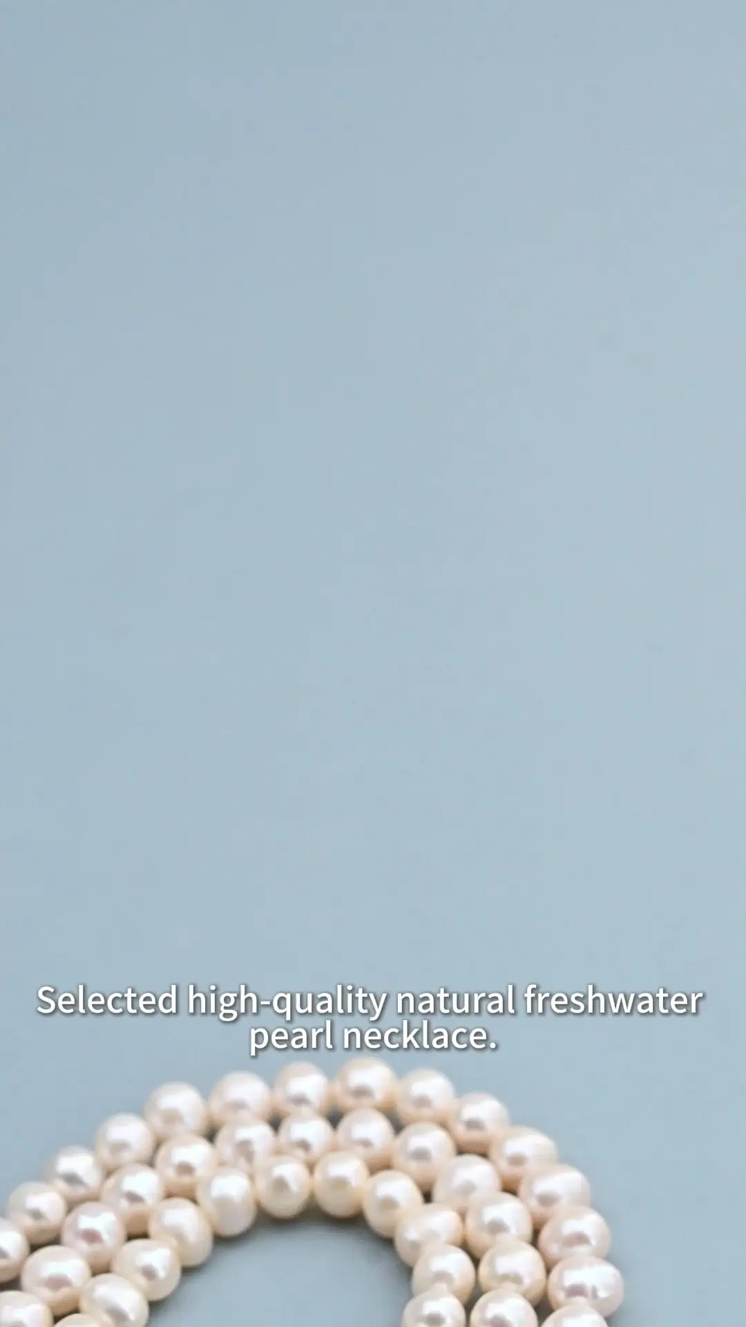 Hilo de perlas naturales de agua dulce blancas con forma de patata, de 6-7 mm y calidad 4A, para la fabricación de joyas. 1