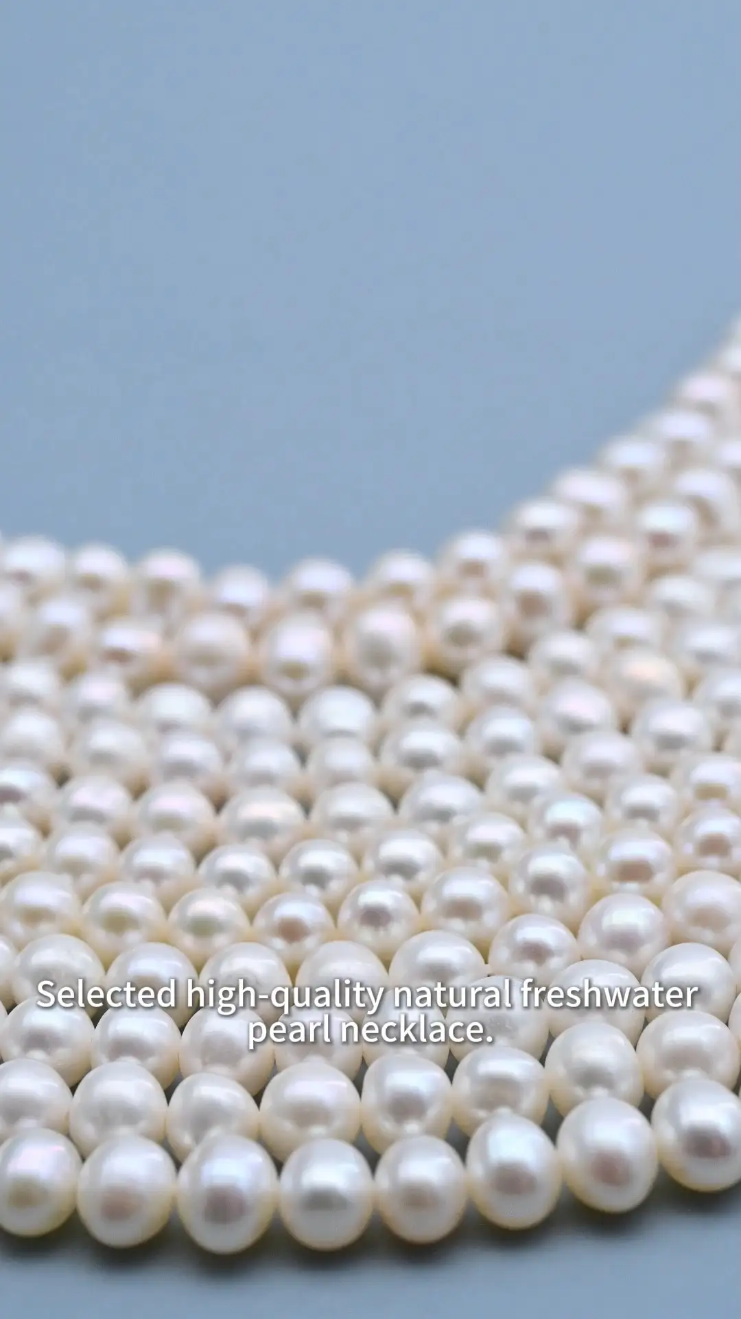 Hilo de perlas naturales de agua dulce blancas con forma de patata, de 6-7 mm y calidad 5A, para la fabricación de joyas. 1