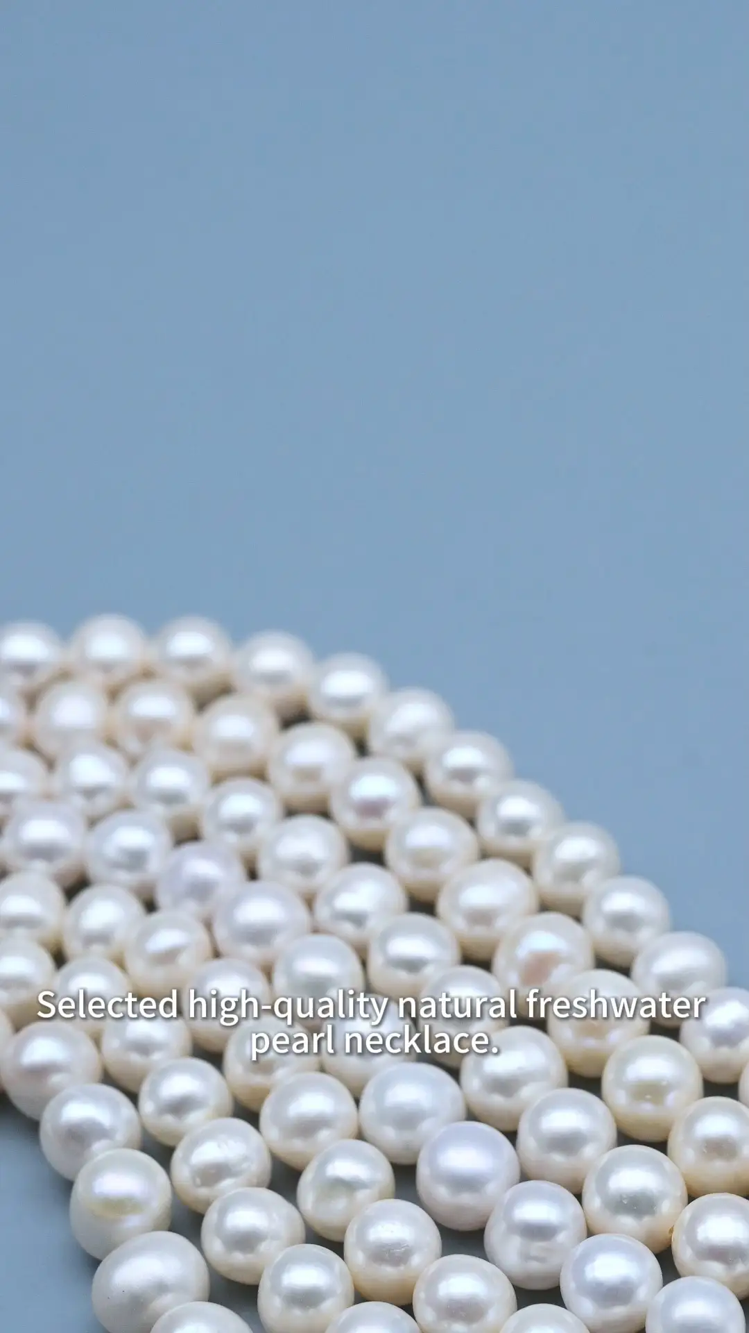 Hilo de perlas naturales de agua dulce blancas con forma de patata, de 8-9 mm, calidad 3A, para la fabricación de joyas. 1