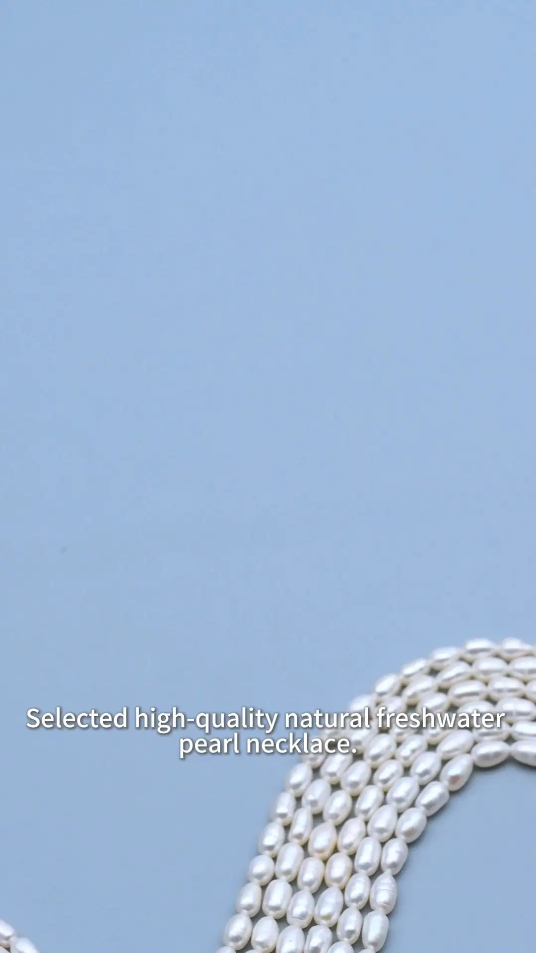 4-5mm 4A White Rice Shape Natural Freshwater Pearl Strand for Jewelry Making 1