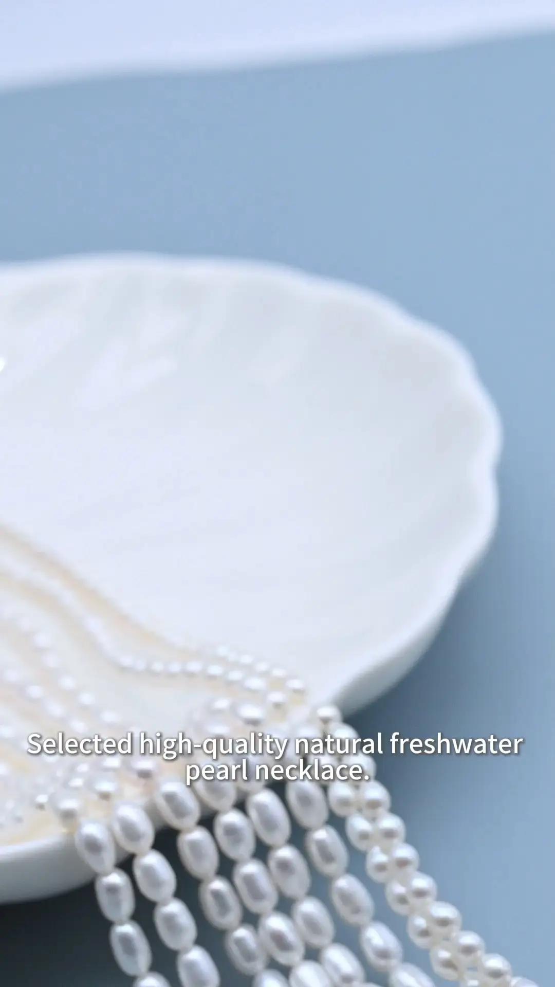 4-5mm 5A White Rice Shape Natural Freshwater Pearl Strand for Jewelry Making 1