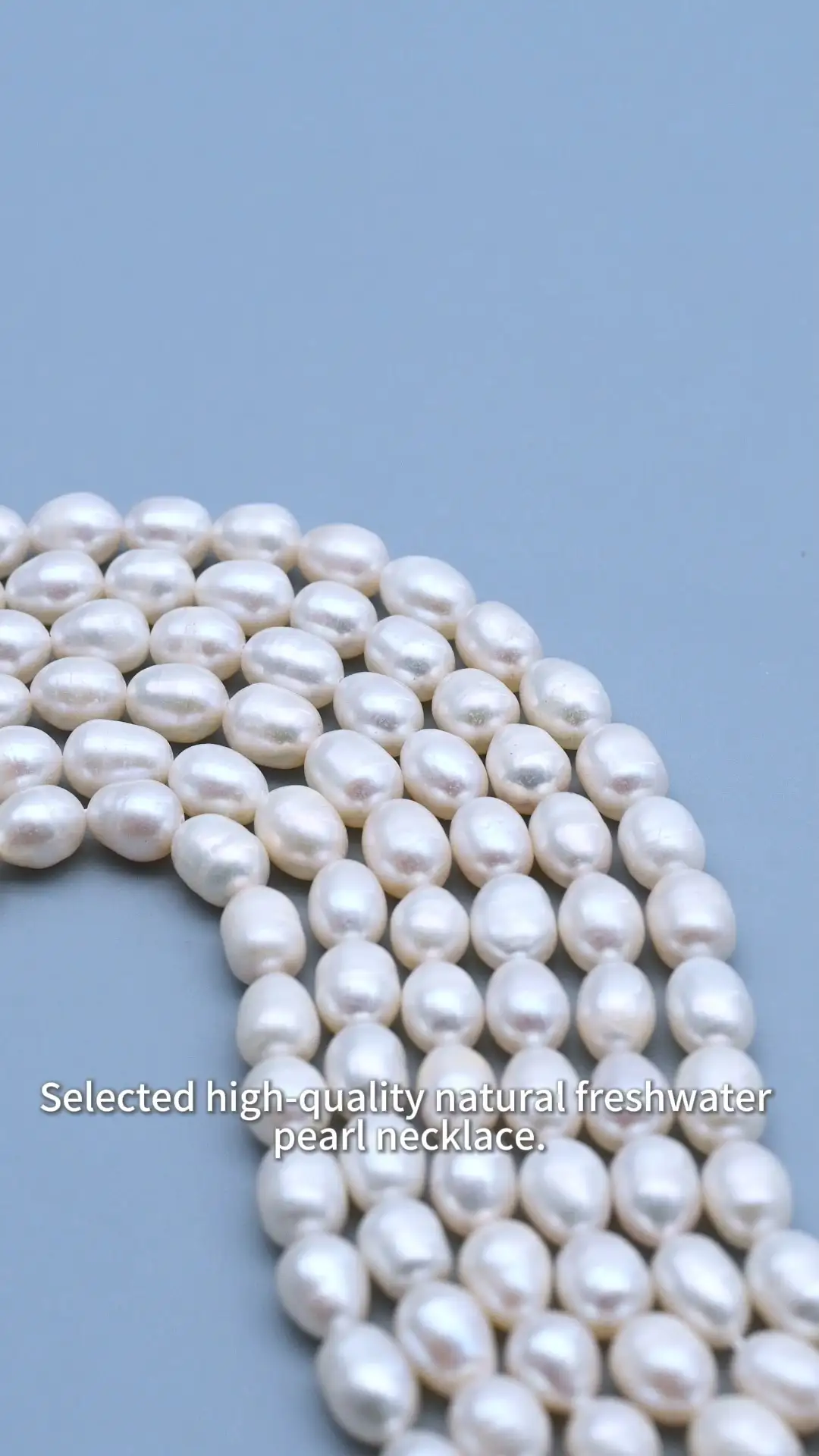 6-7mm 3A White Rice Shape Natural Freshwater Pearl Strand Bulk Wholesale for Jewelry Making 1