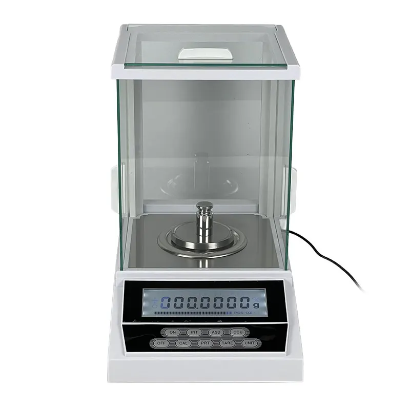 Balança analítica de laboratório com precisão de 0,0001g e capacidades de 100/120/160/200/210/220/300/500g. 1