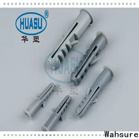 Wahsure good plastic wall plugs company for sale 1