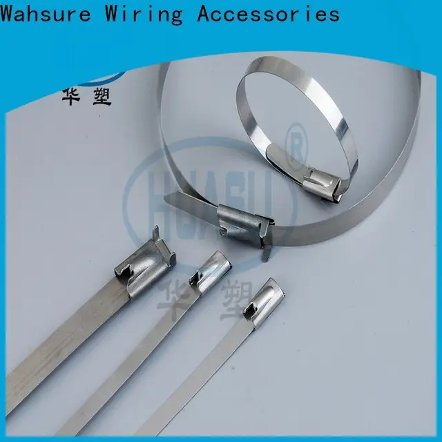 Wahsure self locking clear cable ties company for industry 1