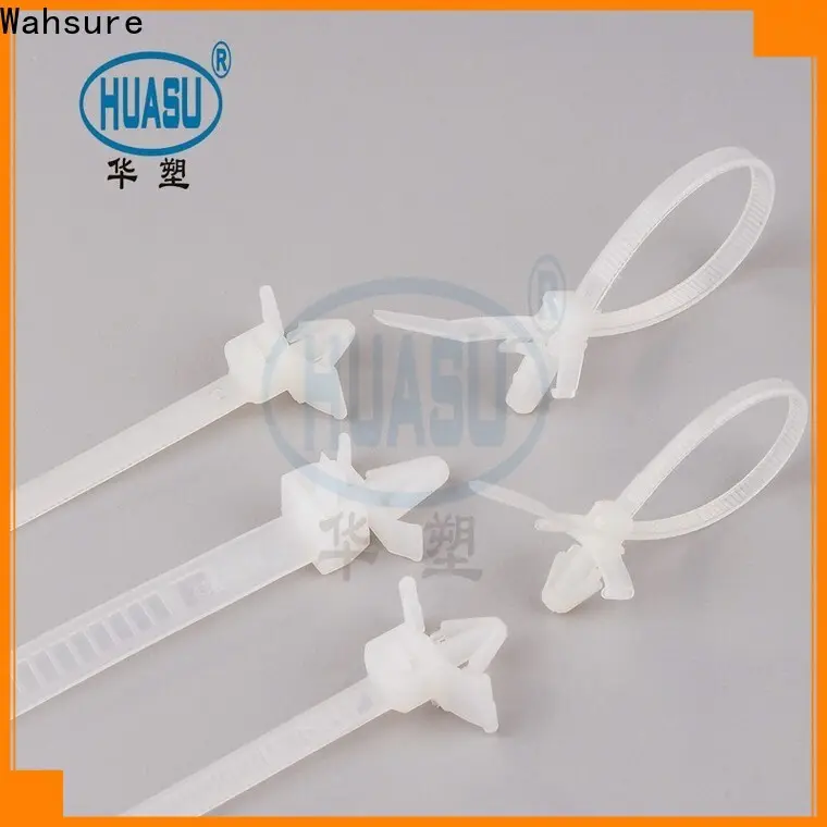 Wahsure top clear cable ties suppliers for wire 1