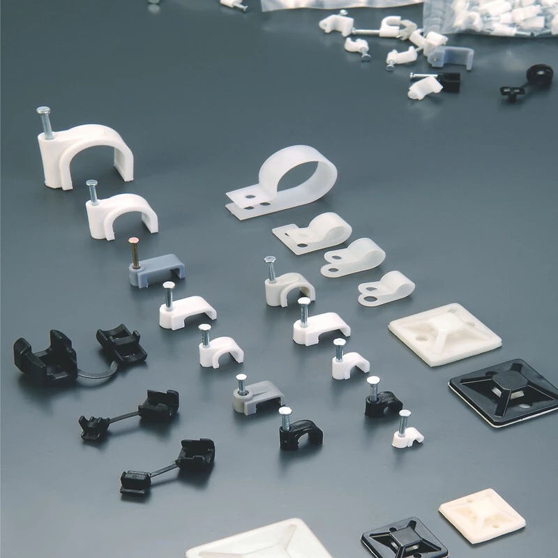 Plastic Self Adhesive Adjustable Cable Clamp Supply 1