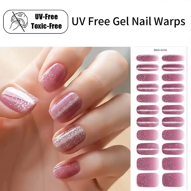 Wholesale Cat Eye UV-Free Gel Nail Wraps 1