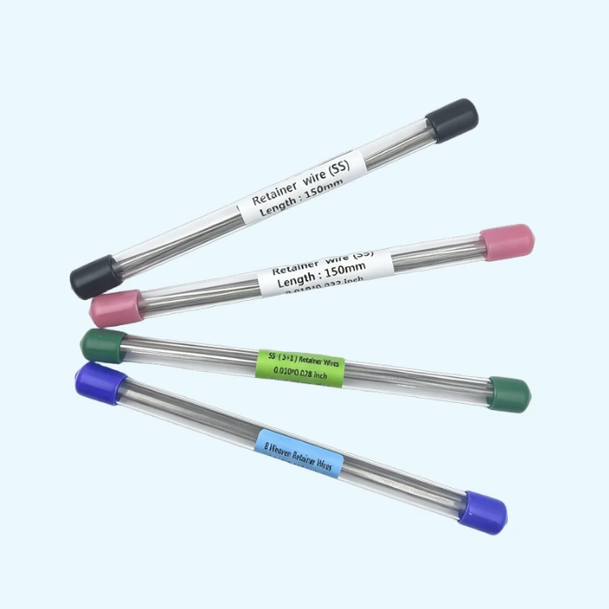Stainless Steel Retainer Wires, Orthodontic Products , Fits against the lingual and buccal sides of the tooth 1
