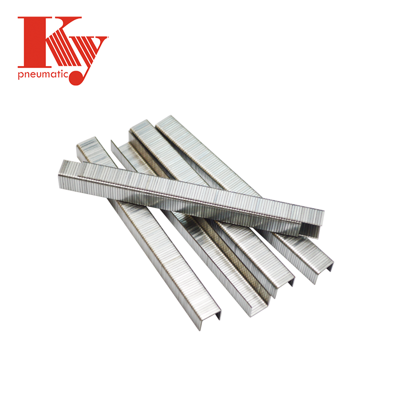 KY - 11.2 Mm Crown Stainless Framing Staple 1006j Fine Wire Staples 7