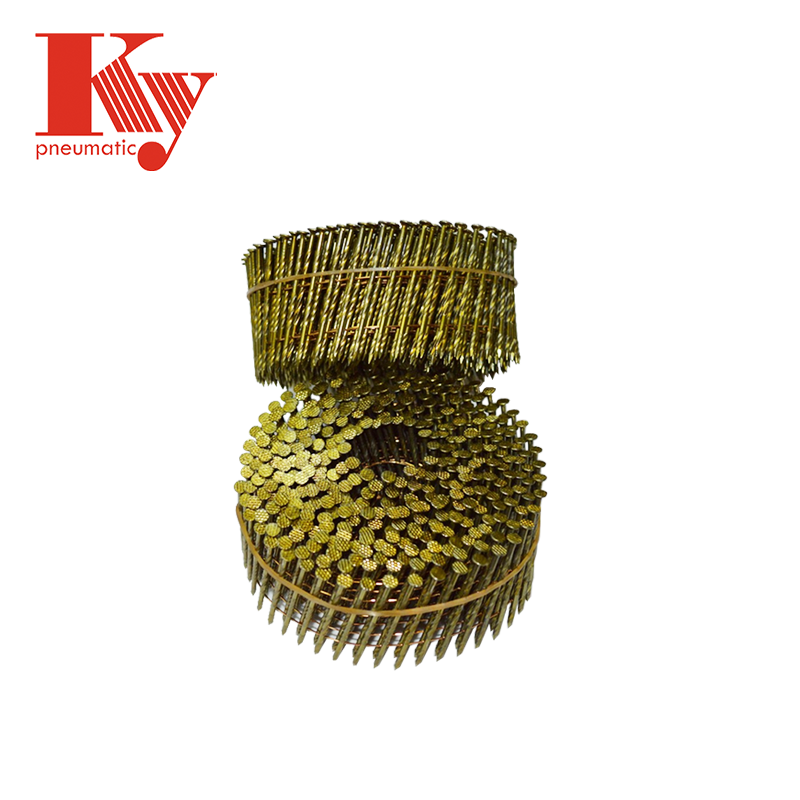 KY - Ky Factory 15 Degree Roofing Shank Wire Smooth Shank Screw Shank Coil Nail Pallets Iron Nail 2550 Coil Nails 1