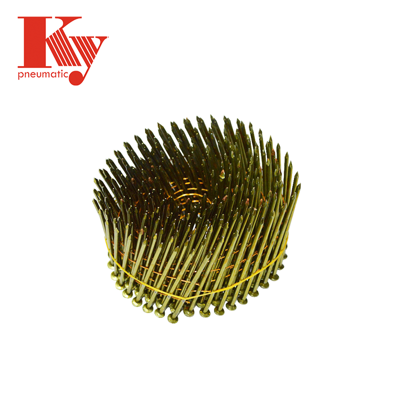 KY - Ky Factory 15 Degree Roofing Shank Wire Smooth Shank Screw Shank Coil Nail Pallets Iron Nail 2550 Coil Nails 6