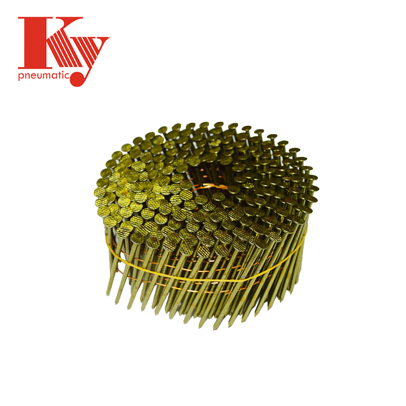 KY - Coating 15 Degree Ky Clavos Screw Smooth Shank Coil Nail Pallets Wire Nail 2.1mm * 50mm Coil Nails 1