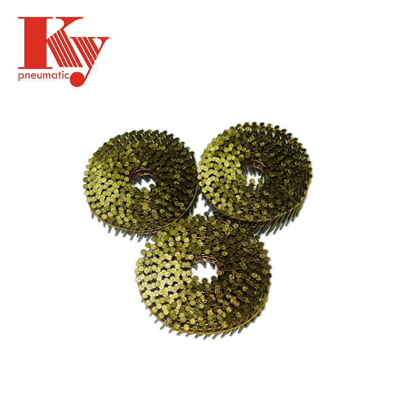 KY - Coating 15 Degree Ky Clavos Screw Smooth Shank Coil Nail Pallets Wire Nail 2.1mm * 50mm Coil Nails 3