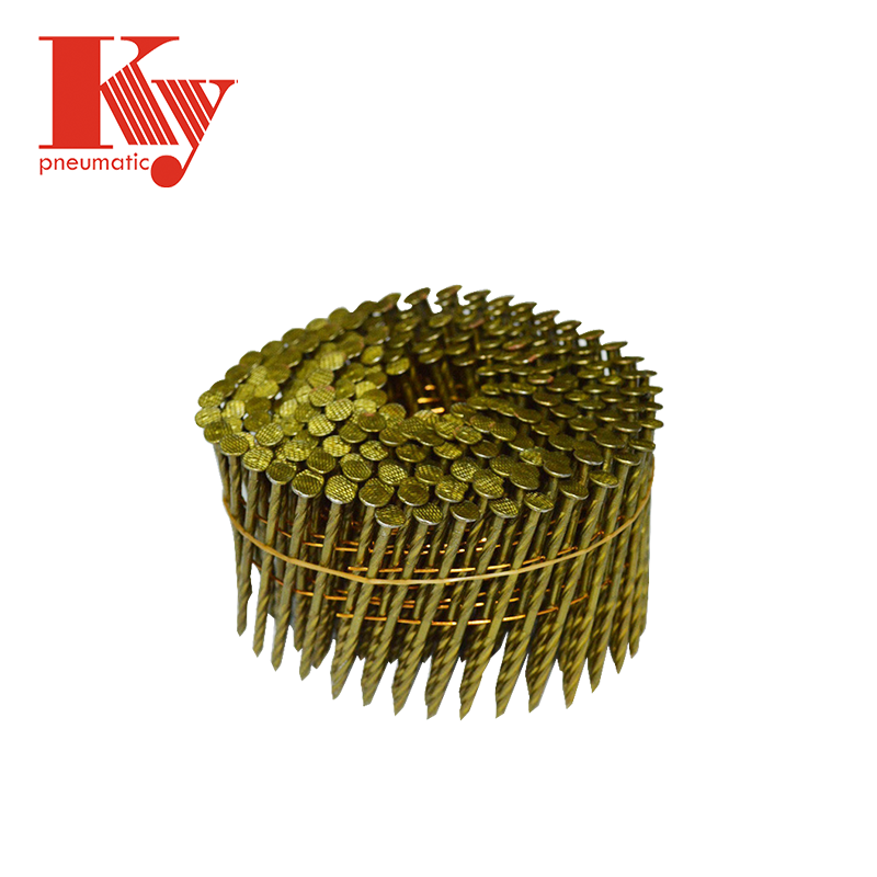 KY - 15 Degree Ring Screw Smooth Shank Wooden Pallets Coil Nail 2138 2350 2565 Coil Nails 6
