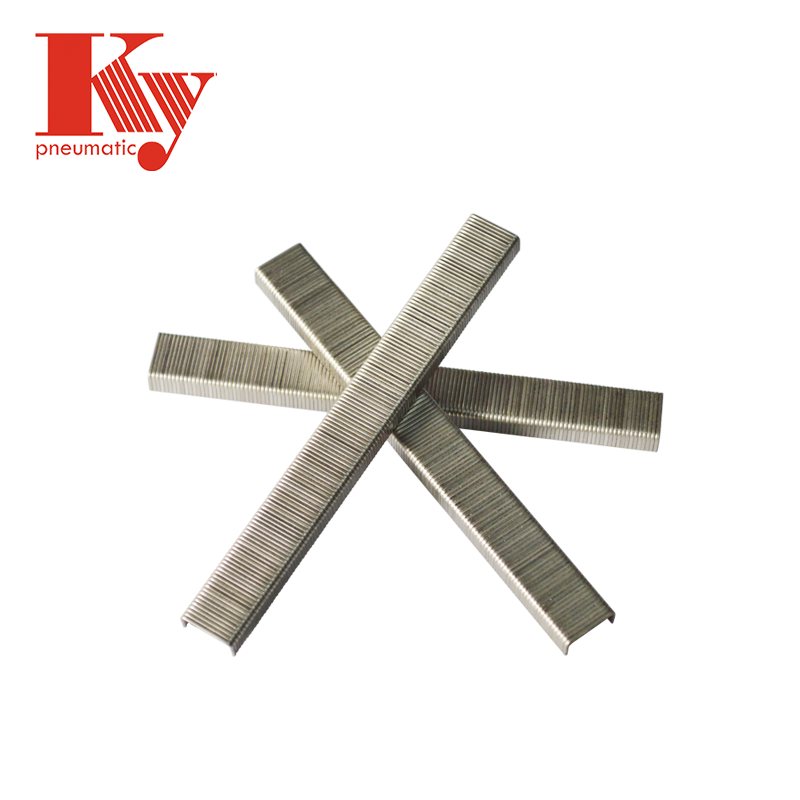 KY - Pneumatic Gun Staple Galvanized Sliver Picture Frame 80 Staple Grapas 8006 80 staples 3