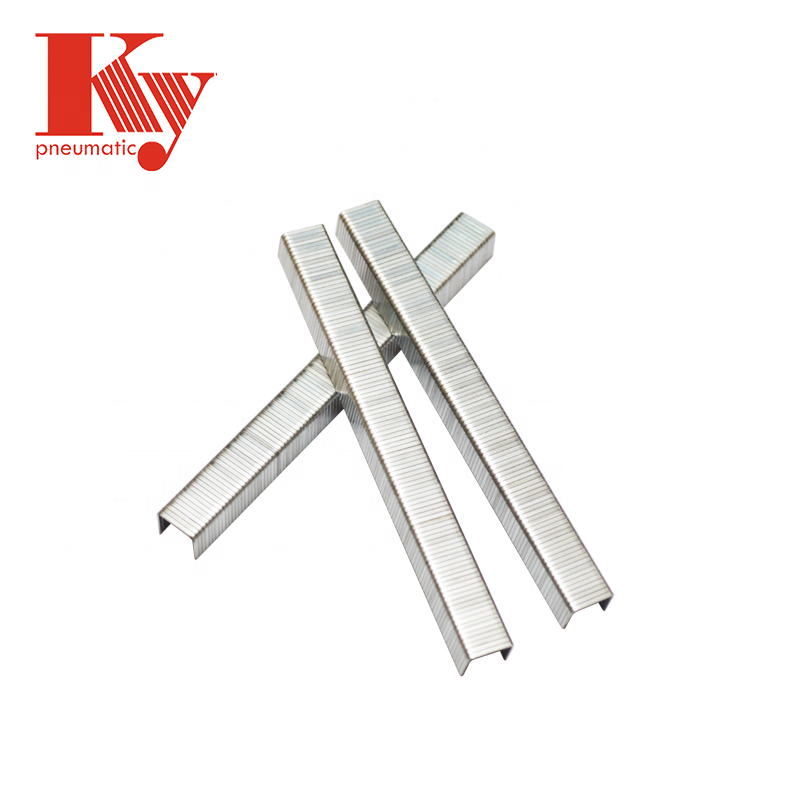 KY - Oem Zinc Plated Furniture Nail Upholstery Fasteners Sofa Staple Pins 1010j 10J staples 3