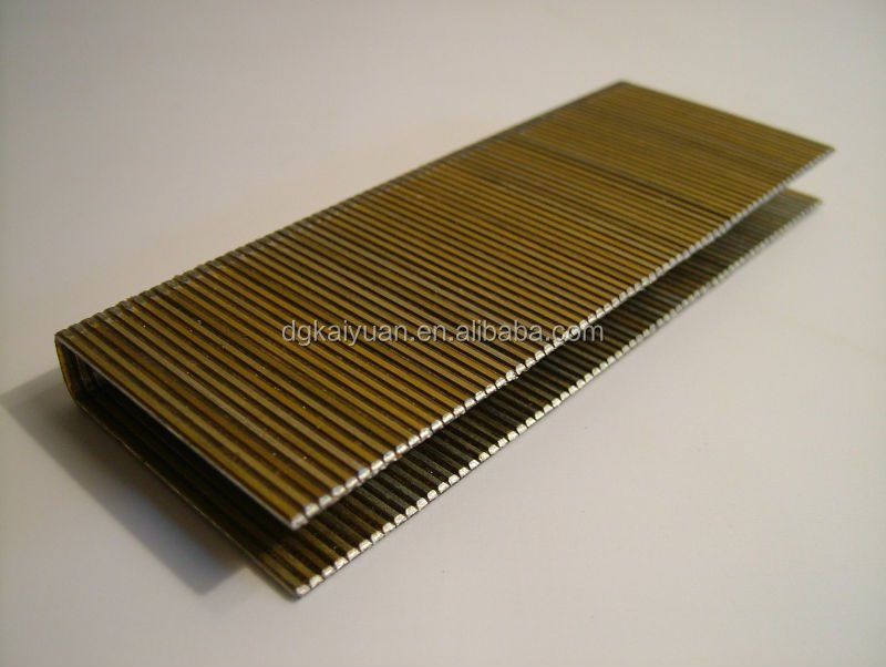 KY - 16 Gauge Galvanized Iron Wire Gold Color Sofa Staple Pins 14 Series 14/50 14 staples 6