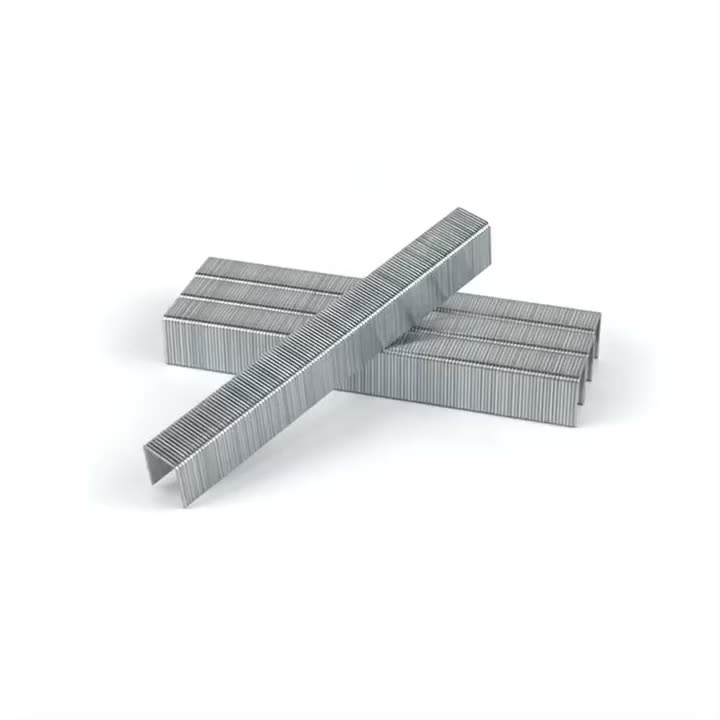KY - Fournisseur direct d'usine : Clous pneumatiques de calibre 21 pour meubles Zimba, agrafes pour palettes 8016 (80 agrafes) 2