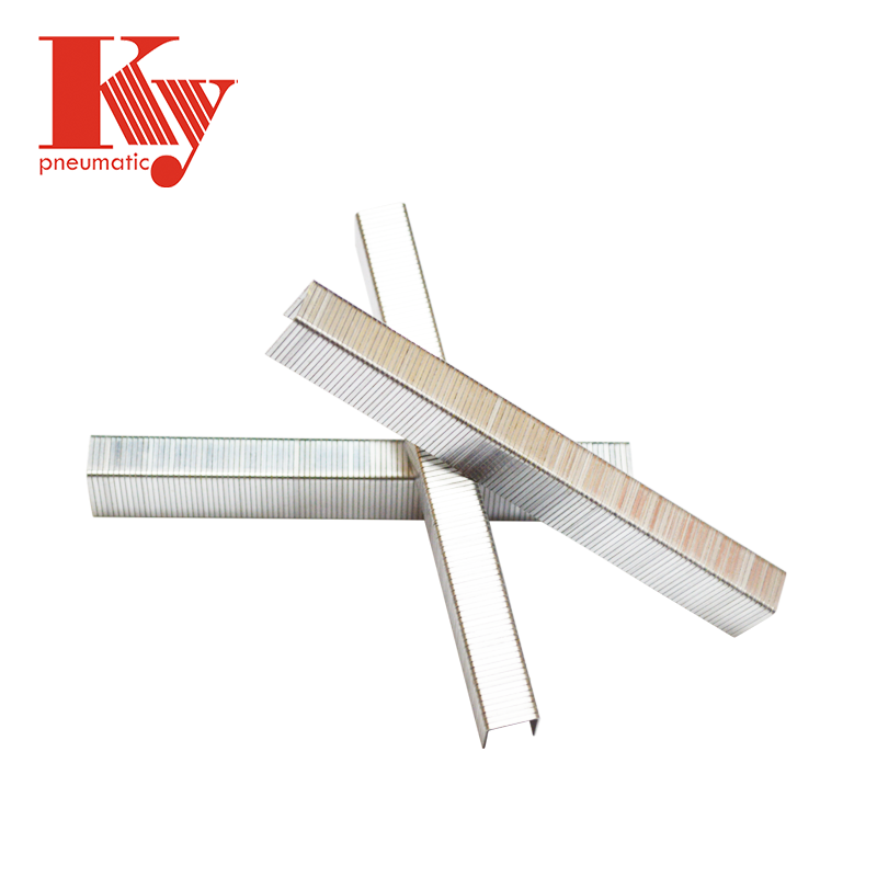 KY - Galvanized Iron Wire Nails Customized Color 10 Series Sofa Staple 1016j 10J staples 1