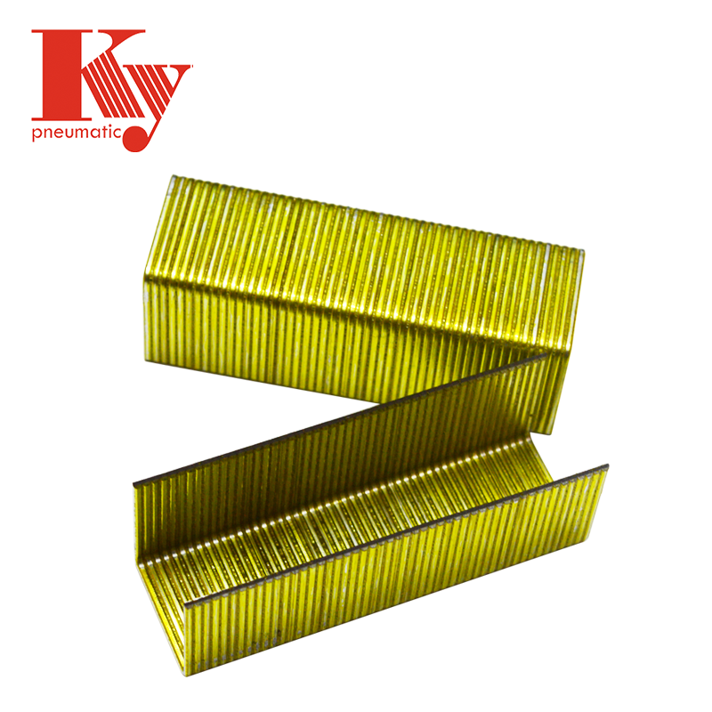 KY - High Quality Heavy Wire U Shaped Furniture Staples P Series P2525 P staples 3
