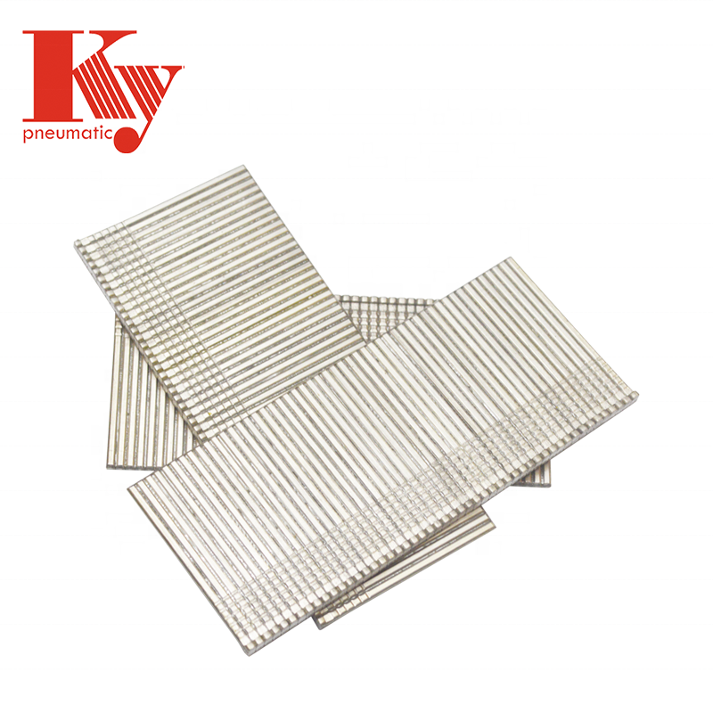 KY - 16 Gauge Customized Length Brads Furniture Fastener Industrial Pneumatic Stainless Staple T Finishing Brad Nail T30 T nails 6