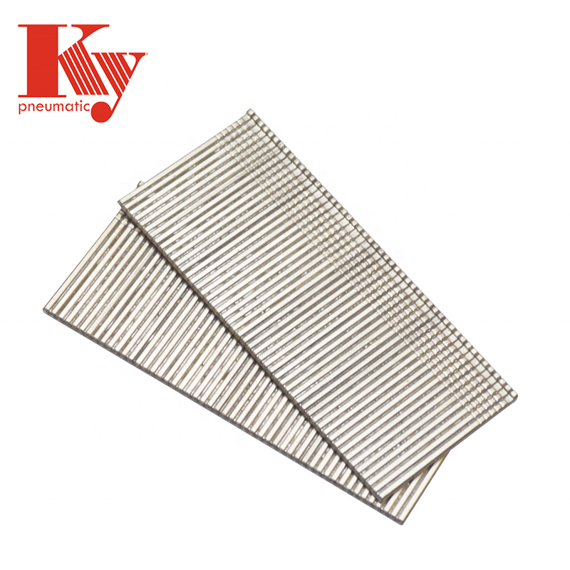 KY - 16 Gauge Customized Length Brads Furniture Fastener Industrial Pneumatic Stainless Staple T Finishing Brad Nail T30 T nails 5