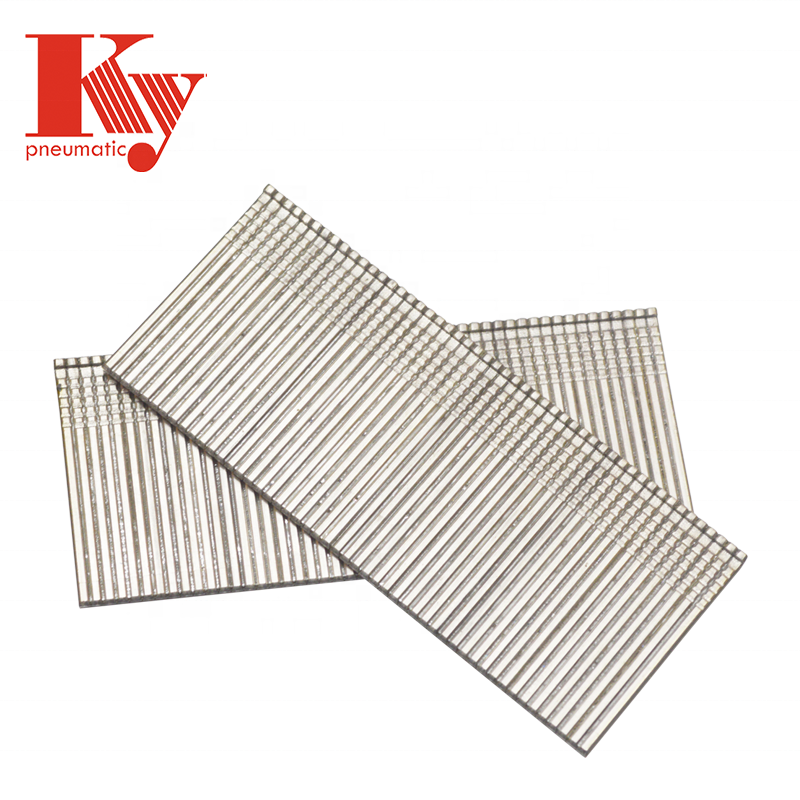KY - 16 Gauge Customized Length Brads Furniture Fastener Industrial Pneumatic Stainless Staple T Finishing Brad Nail T30 T nails 3