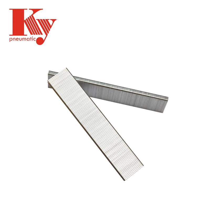 KY Brand 20 Gauge 4J Series Furniture Hardware Galvanized Medium Carbon Steel Wire Sofa Nails Pneumatic Staple 416J 3