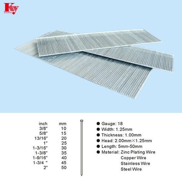 KY - Ax Heavy Duty 18 Gauge,3/8-inch Brad Nail F10 Brad nails 3