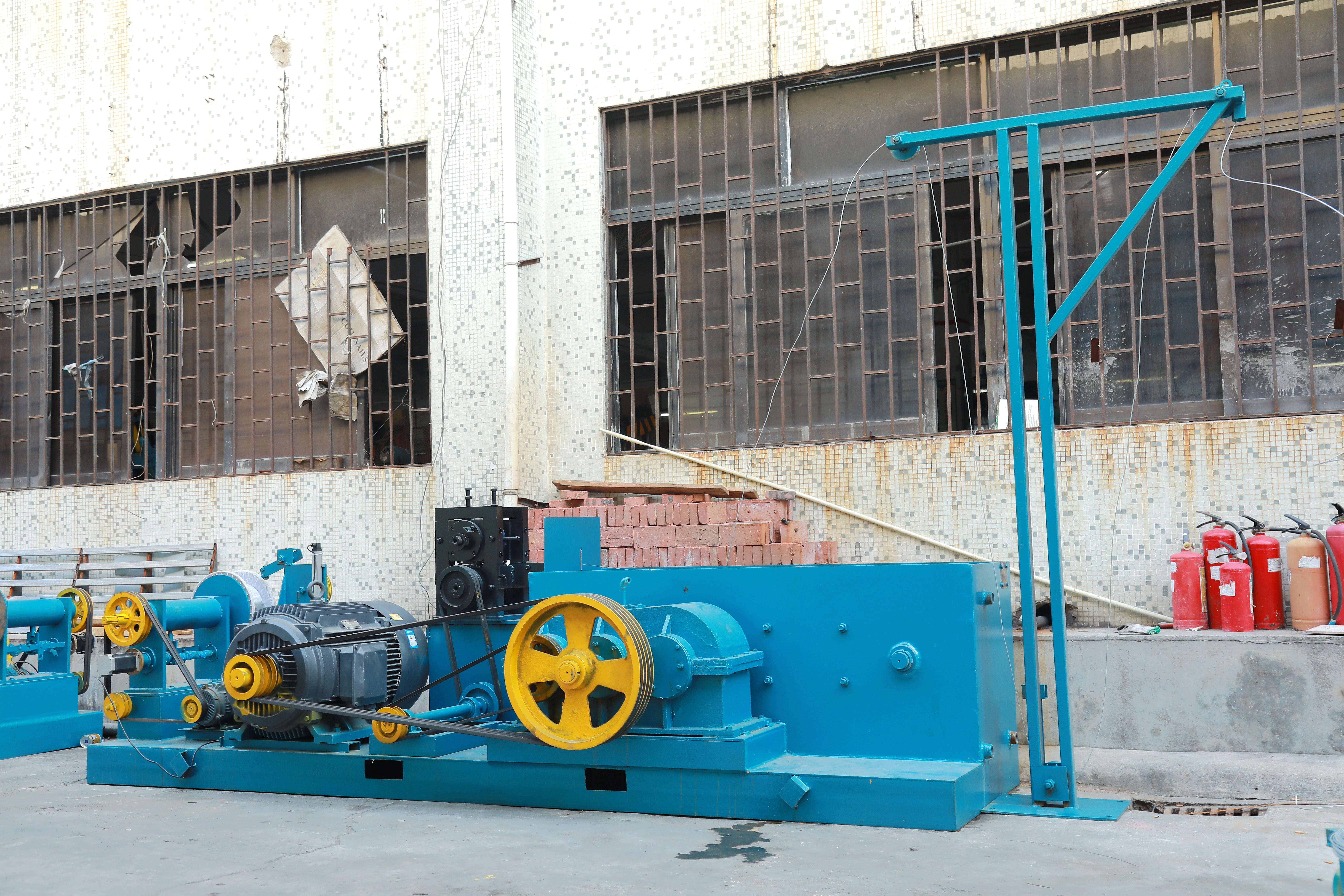 KY - Staple Production Line Wire Drawing Machine With Wire Flattening Wire drawing and flattening machine 4