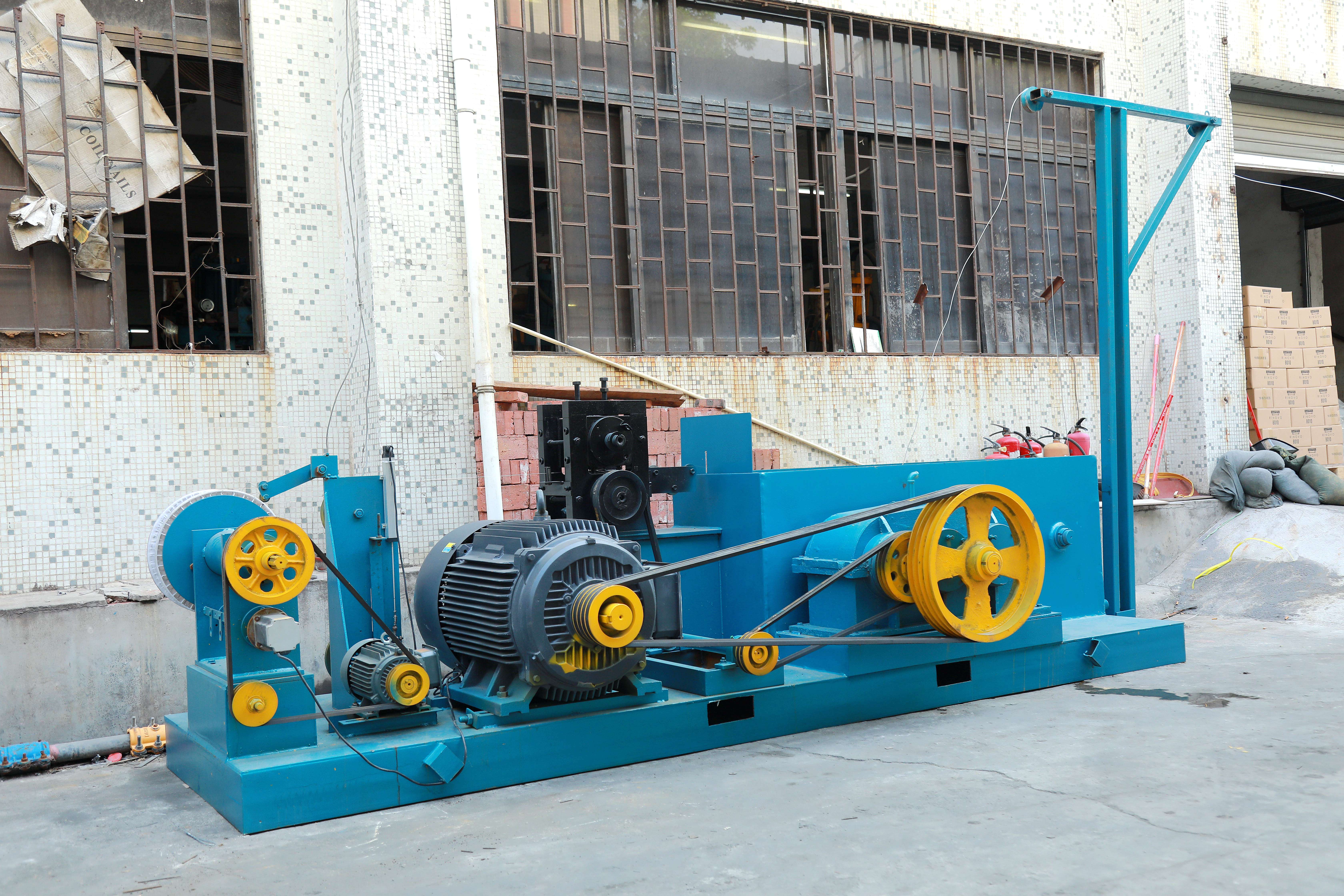 KY - Staple Production Line Wire Drawing Machine With Wire Flattening Wire drawing and flattening machine 3