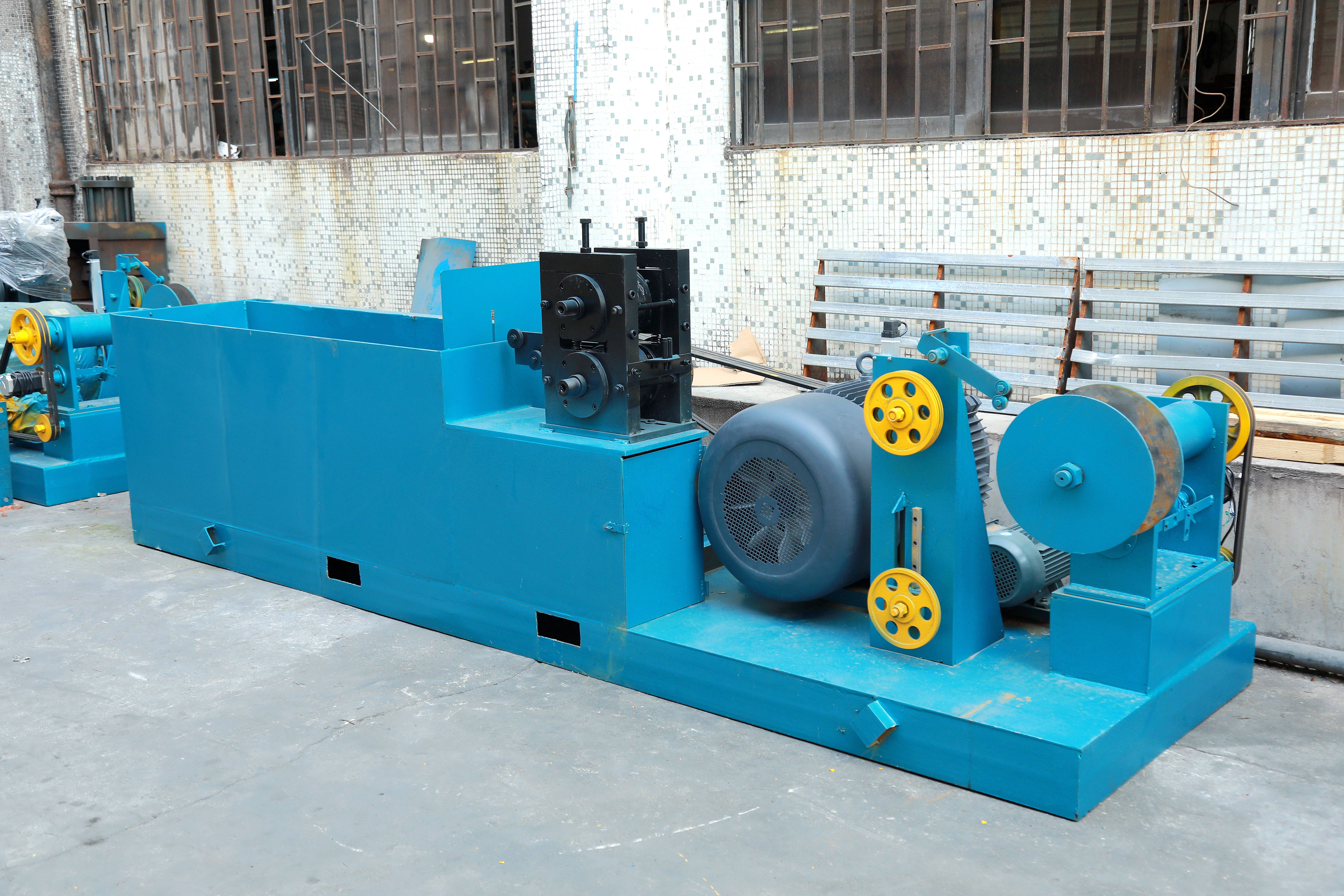 KY - High Speed Full Automatic Staple Wire Drawing Machine With Wire Flattening Wire drawing and flattening machine 5