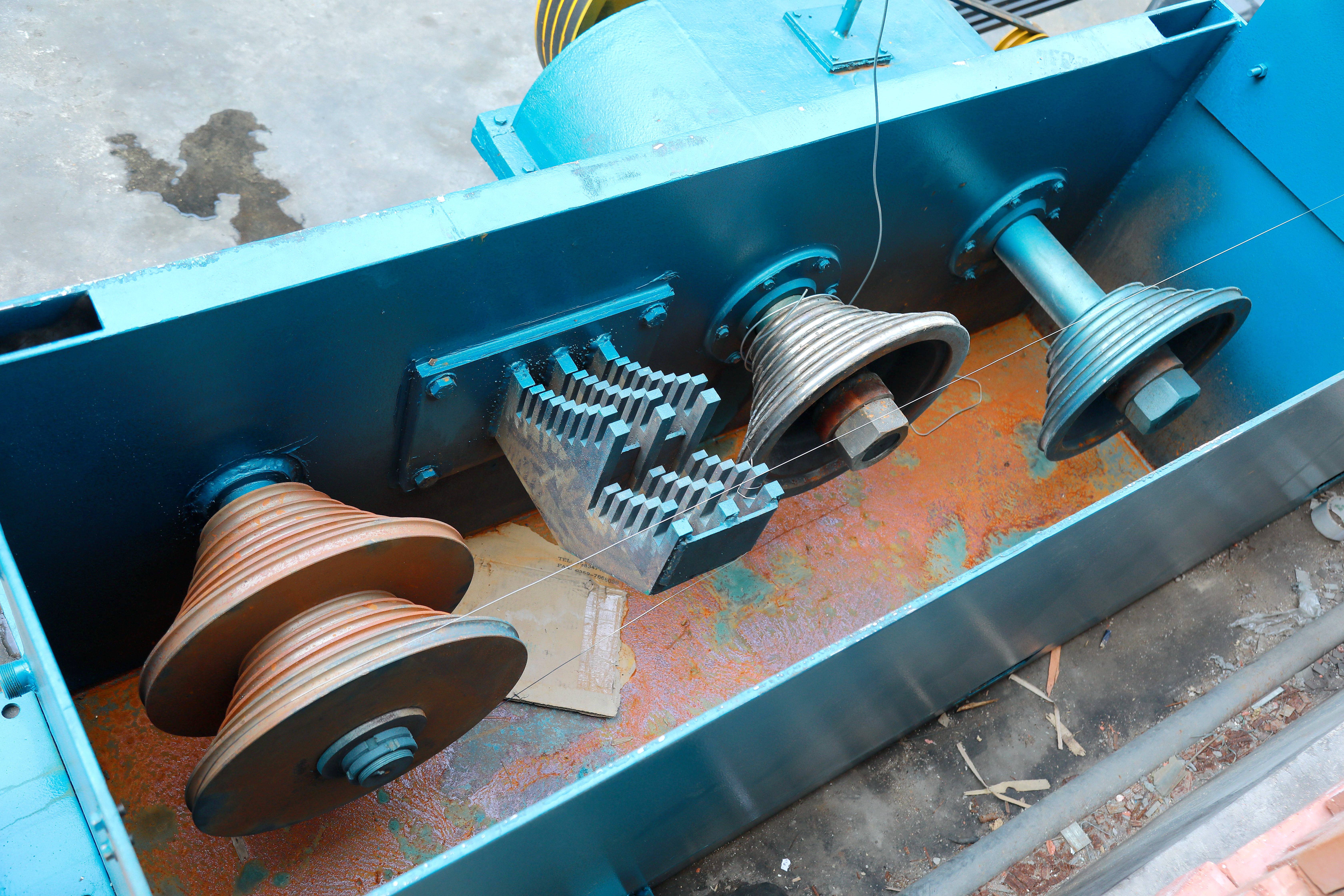KY - Staple Production Line Wire Drawing Machine With Wire Flattening Wire drawing and flattening machine 5