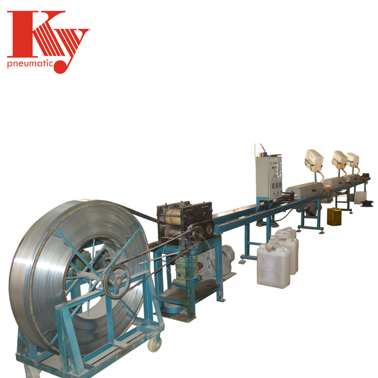 KY - Staple Brad Nail Production Multiple Galvanized Iron Staple Wire Band Gluing Machine Wire assembling and gluing machine 1