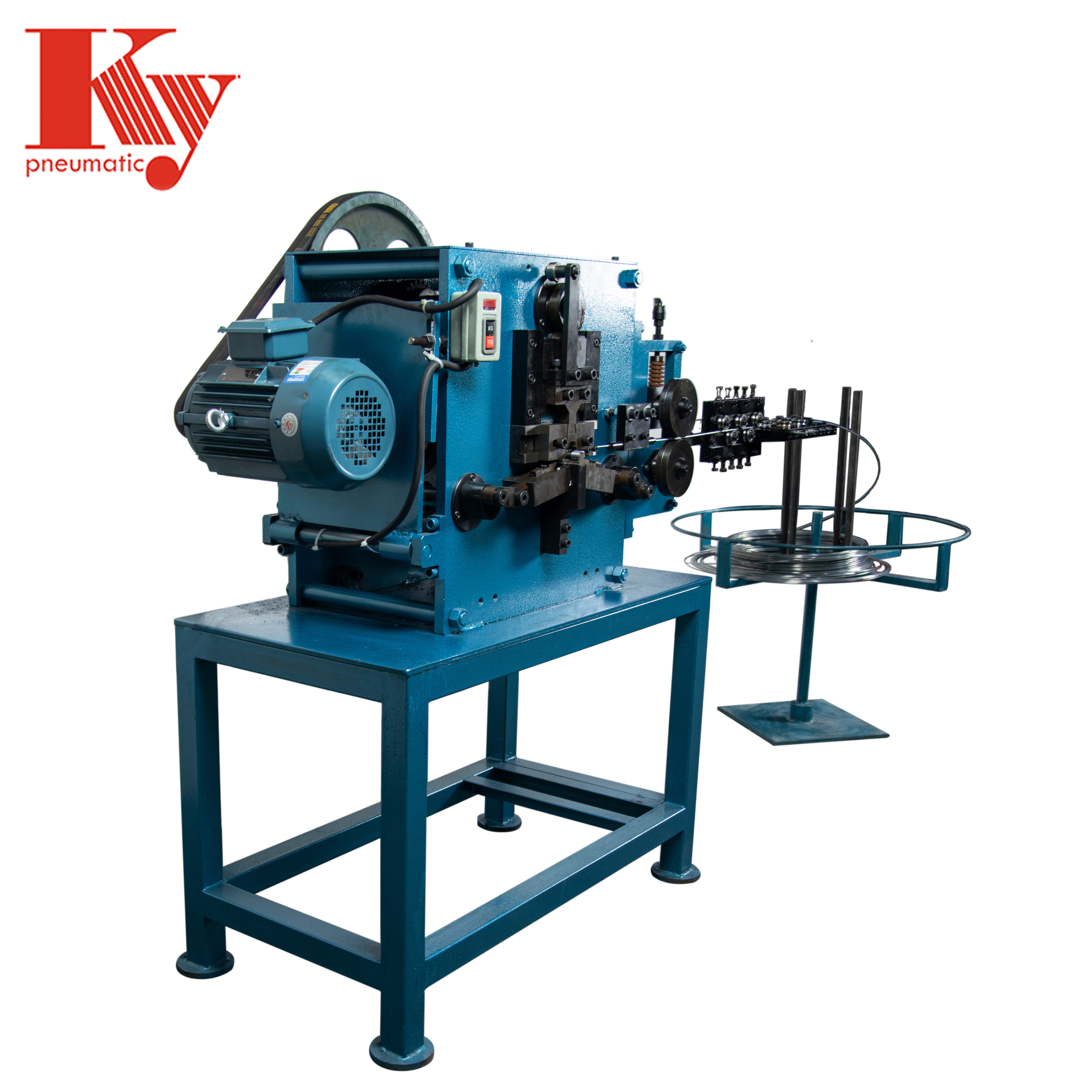KY - Zinc Plated 15 Ga Sc660 Loose C Ring Staple Making Machine Hog Ring Machine Hog ring making machine 1
