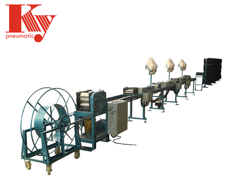 KY - Staple Brad Nail Production Multiple Galvanized Iron Staple Wire Band Gluing Machine Wire assembling and gluing machine 3