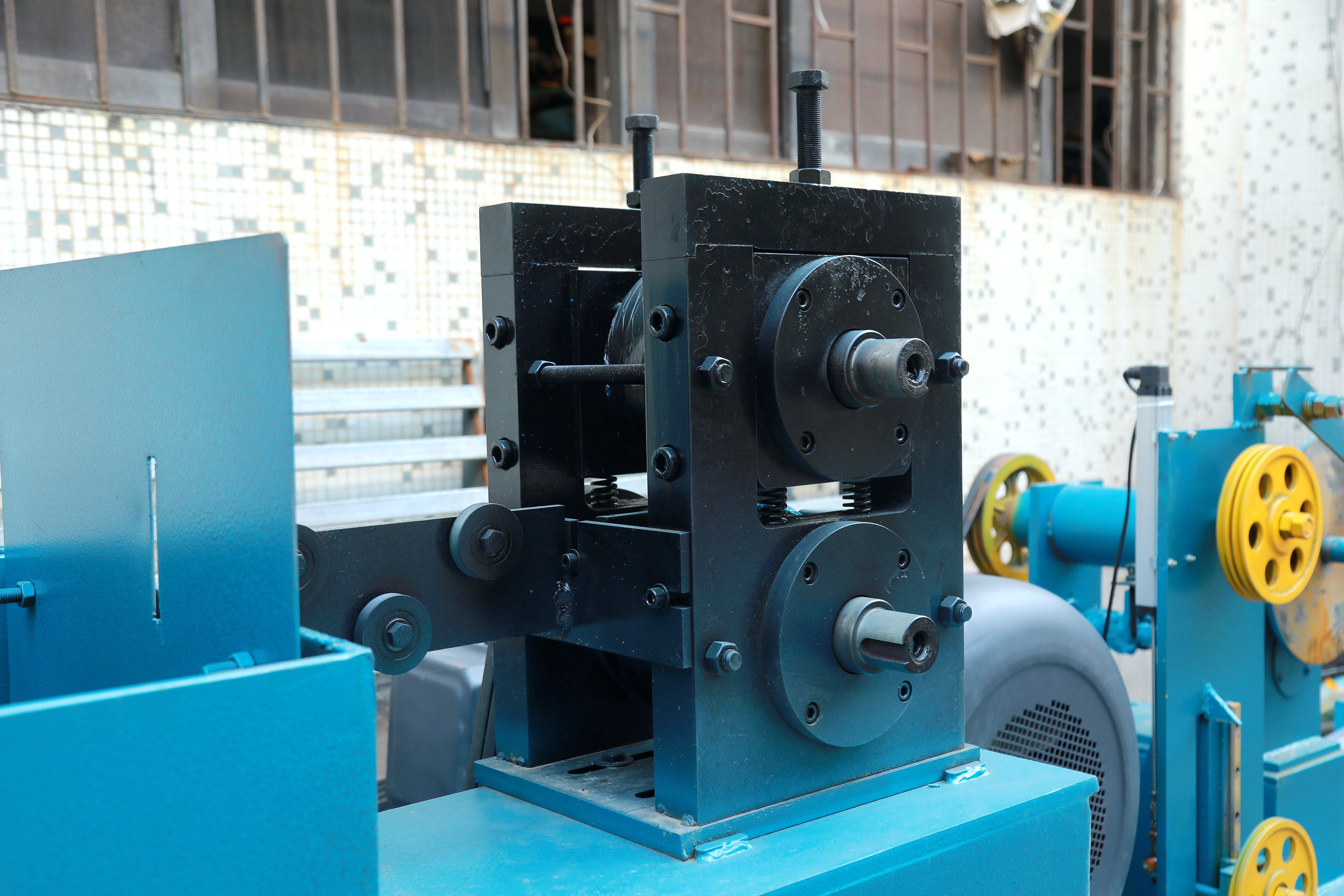 KY - Staple Production Line Wire Drawing Machine With Wire Flattening Wire drawing and flattening machine 7
