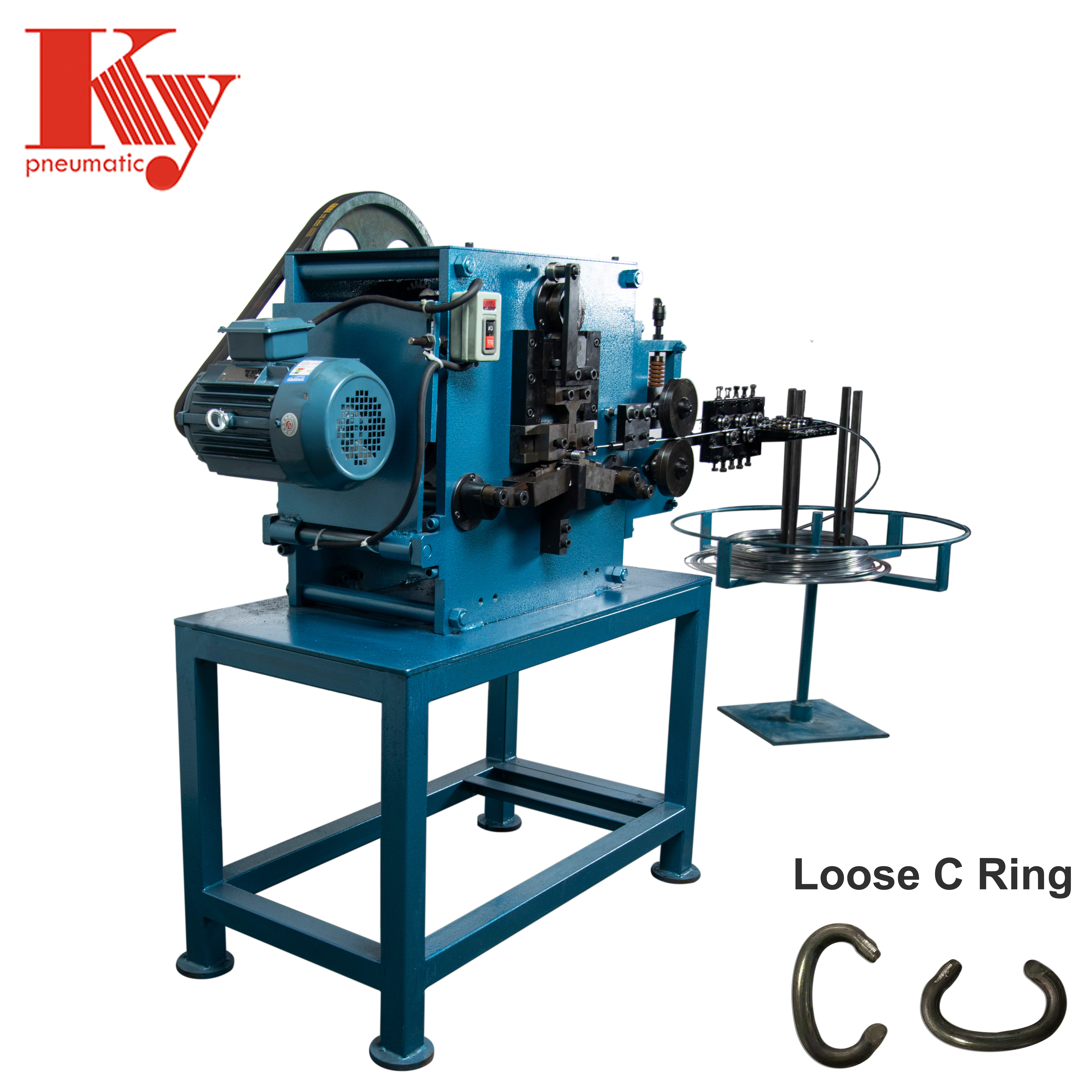 KY - Sliver 15 Ga C24 Loose C Ring Staple Hog Ring Making Machine Hog ring making machine 3
