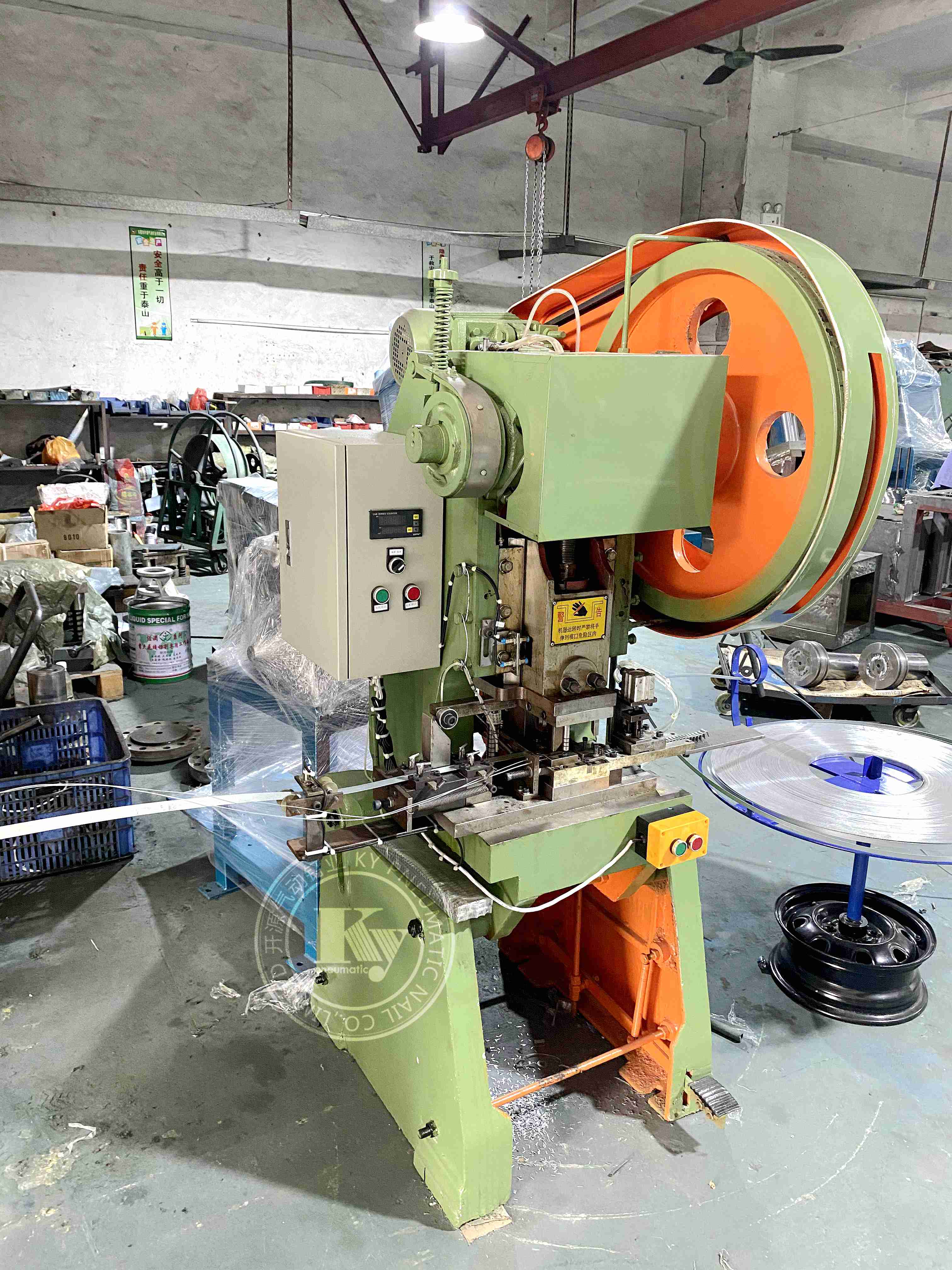 KY - Spring Furniture Staple Fastener Mattress Clip Machine Cl72 M66 M Mattress Clip making machine 5