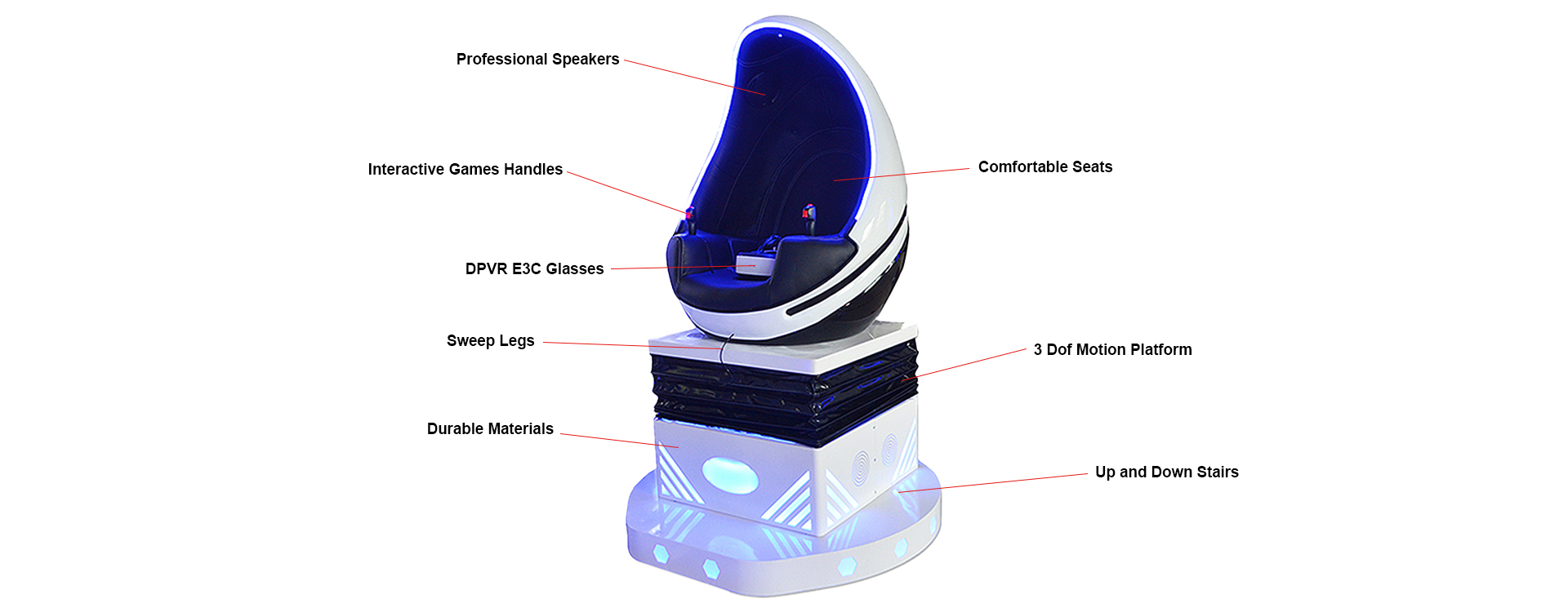 Wholesale 9D VR egg chair with good price - SKYFUN 3